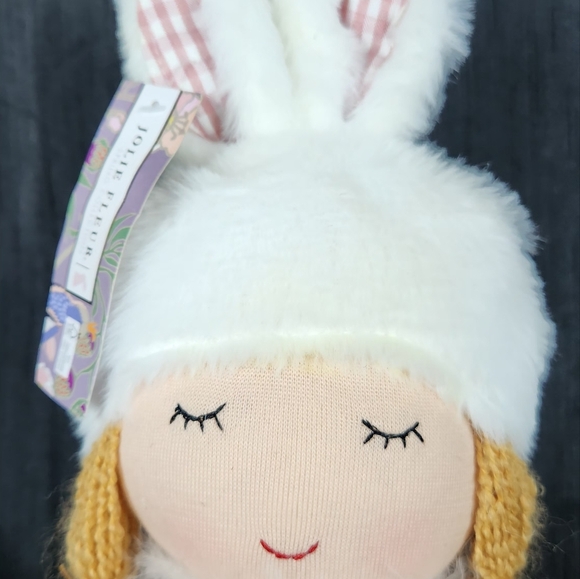 🩷 Jolie Fleur 22" Girl Ballerina Bunny Rabbit Doll Shelf Sitter Pink 🩷 - Picture 3 of 11